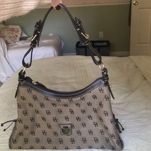 Dooney & Bourke Monogram satchel hobo bag